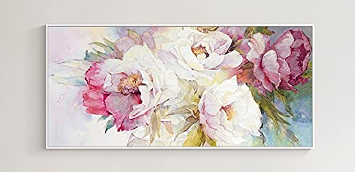 Broderie diamant kit complet pivoine 5D strass cristal brillant 40x100
