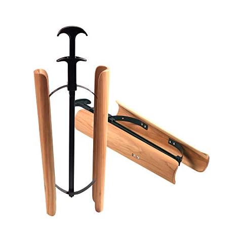 JS Homewares 1 Pair Tall Cedar Wood Boot Shapers Boot Trees Unisex One size Cover