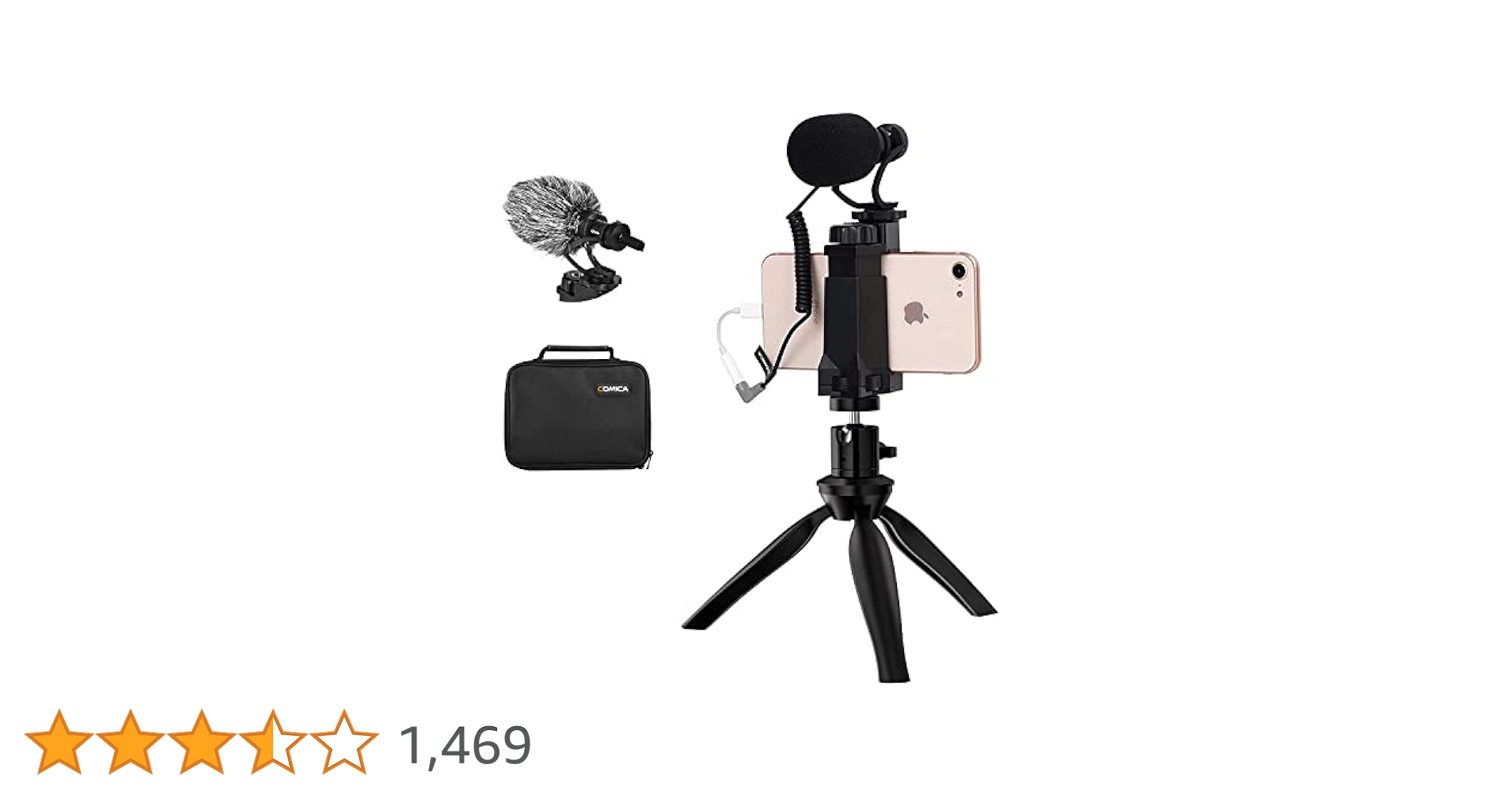 スマートフォンマイクCOMICA CVM-VM10-K2 三脚付き Amazon.co.jp: ComicaCVM-VM10-K2スマートフォンマイクビデオ