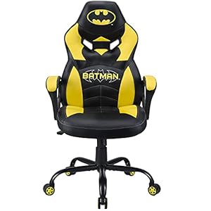 SUBSONIC Batman – Junior Gamer Chair – Gaming Office Chair for Children and Teens – Official License