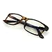 J+S Vision Blue Light Shield Computer Reading/Gaming Glasses - 0.0 Magnification - Anti blue light 100% UV protection - Low Color Distortion Lens, Classic Rectangle Glossy Tortoise Frame