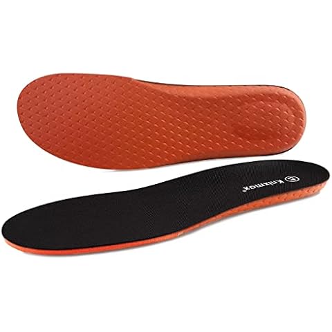 Knixmax Sports Insoles for Men and Women Arch Support Shoe Inserts Shock Absorption Breathable Comfortable Insoles for Running Walking Hiking Women US 9 Cover