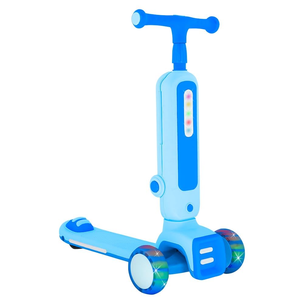 DM Toys Patinete Radical 2 em 1 Ajustavel Lean-to-Steer Assento
