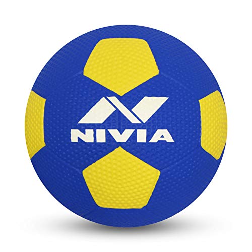 Nivia Tornado Moulded Football Size-5 Blue, Rubber