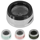 25oz Spill-Proof Dog Water Bowl – Slow Drink, No-Splash Pet Feeder for Small/Medium Dogs, Cats, Puppies & Kittens, Non-Slip Portable Bowl for Car, Travel, Home – Grey