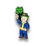 Fallout Luck S.P.E.C.I.A.L. Perk Pin | Exclusive Fallout Video Game Series Collectible | Small Metal Enamel Pin Blue