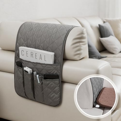 Kaelix Sofa Remote Control Holder Armchair Caddy – Non-Slip Couch Organizer for Remote, Phone, Glasses – 5 Pockets Arm Rest Organizer – Remote Control Holder for Sofa, Recliner, Couch - Cosy Home Interiors Kaelix Sofa Remote Control Holder Armchair Caddy – Non-Slip Couch Organizer for Remote, Phone, Glasses – 5 Pockets Arm Rest Organizer – Remote Control Holder for Sofa, Recliner, Couch - Image 5