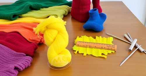 Image of M.G Enterprise M.G Knitting Yarn Arman Wool, Soft Fancy Wool 200 gm Best Used with Knitting Needles