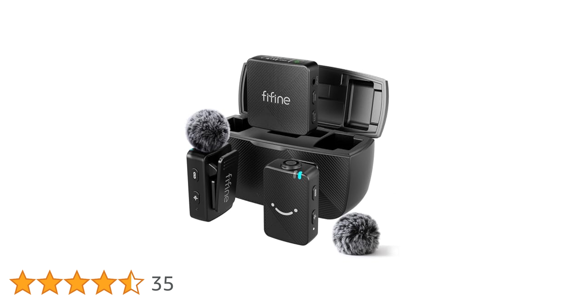 Amazon.co.jp: FIFINE ワイヤレスマイク ピンマイク 6時間連続