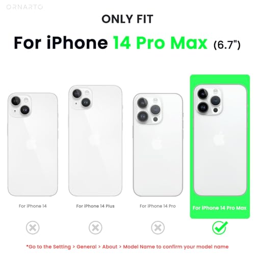 Coque iPhone 14 Pro Max protection militaire MIL-STD-810G ORNARTO - 2