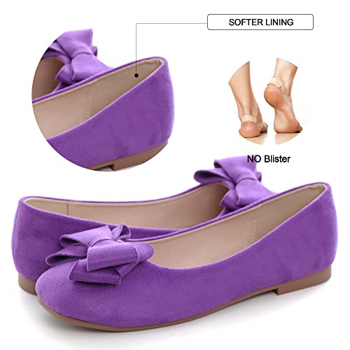 Image of Dear Time Women's Flats Shoes Bowknot Dressy Ballets Loafers Wedding Business Casual Walking Shoes