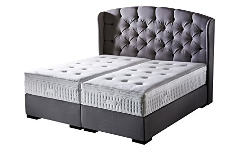 WINKLE Premium Line Cama de Daytona con somier, plástico, Rojo, marrón, 190 x 213 x 115 cm