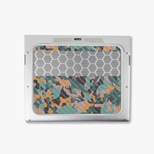 Image of MightySkins Carbon Fiber Skin Compatible with Alienware X14 R2 (2023) Full Wrap Kit - Muted Camouflage | Protective, Durable Textured Carbon Fiber Finish | Easy to Apply | Made in The USA
