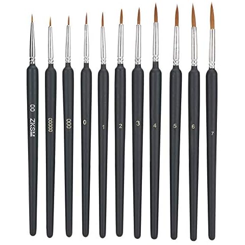 Fydun 11pcs Micro Detail Paint Brush Set Cover