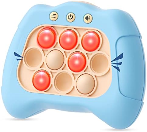 Byserten Handheld Game for Kids 6-12, Sensory Fidget Toys for Kids 8-12, Birthday Gifts for 6 7 8 9 Year Old Boys & Girls & Teens-Blue