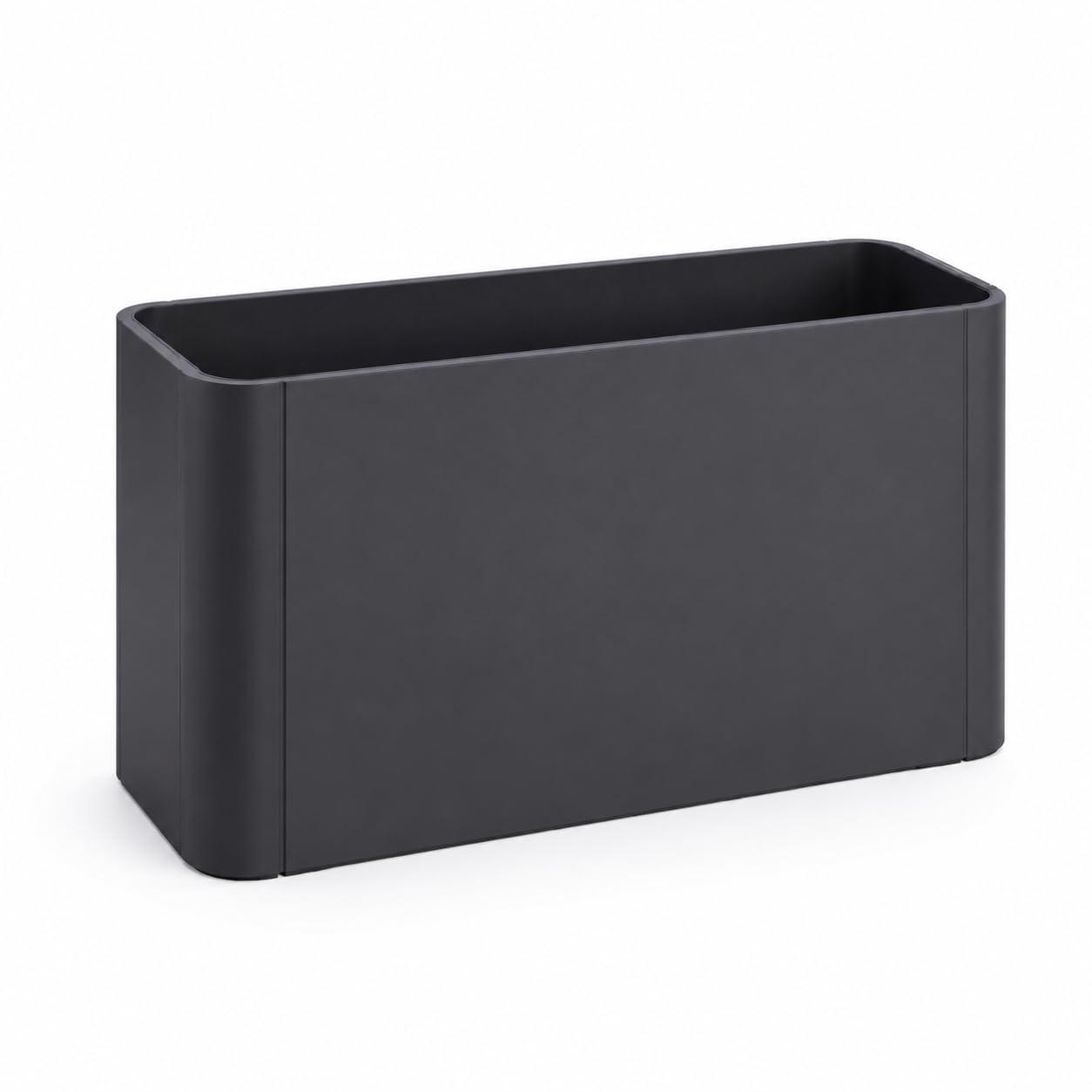 Fioriera da Esterno in Metallo Classica, 100x40x60 cm | metallo resistente, per uso esterno, design antico, combinabile, marrone, ferro, per Piante