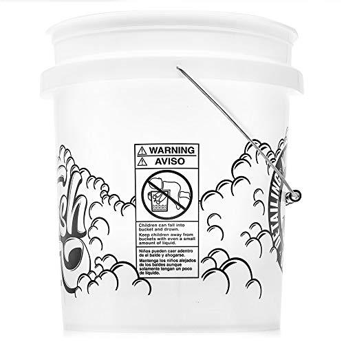 Nuke Guys Made by Gritguard US 5 Gallon wasemmer voor autoshampoo, 3 emmers, voorzichtig onderhoud van het voertuig, voor de zachte handwas, beschermt de lak + Grit Guard - Image 5