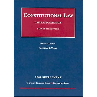 Constitutional Law 2004 Supplement