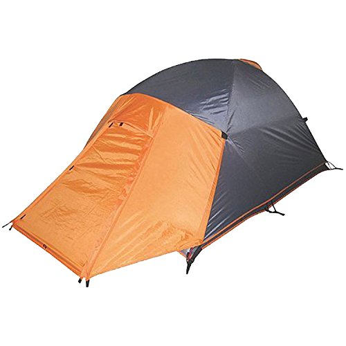 Carpa para mochilero 4 estaciones 2 personas gris/naranja miniatura 1