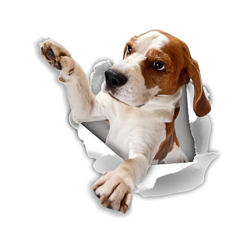 Car Sticker Beagle Sticker 18 cm (7.1 Inch) Beagle Car Sticker 3D Ripped Car Sticker Funny Beagle Reflective Sticker Bumper Waterproof Funny Decor Car Sticker Beagle Sticker 18 cm (7.1 Inch) Beagle Car Sticker 3D Ripped Car Sticker Funny Beagle Reflective Sticker Bumper Waterproof Funny Decor