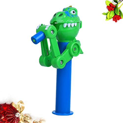 Toyvian Robô de pirulito em formato de dinossauro, suporte de pirulito pop-ups, capa pirulito suport