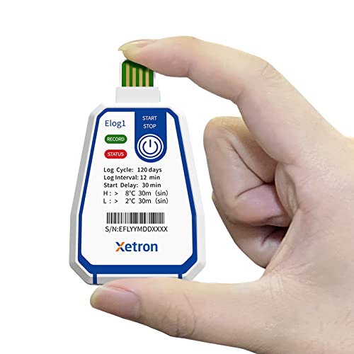 Xetron Single Use Temperature Data Logger 150 Day,Usb Temp Recorder,Disposable Data Logging Thermometer Automatic Continuous For Cold Supply Chain Transportation Of Medicine And Food Usw #TOP21