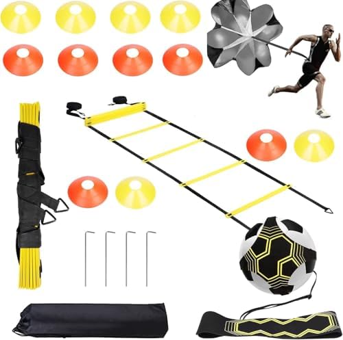 Kit de Treinamento Esportivo, Rosa, Plástico, com Escada de Agili...