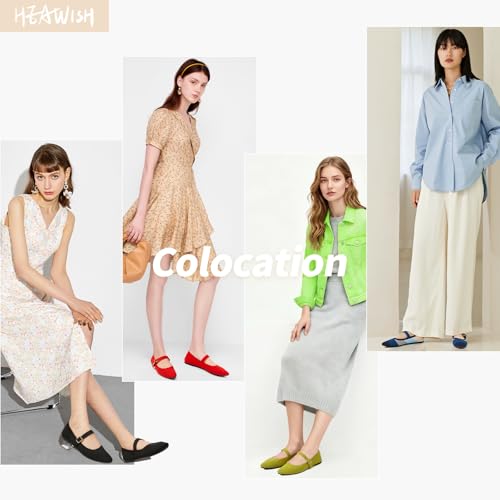 Image of Women's Ballet Flat Mary Jane Flats Slip on Laides Dress Flats with Strap