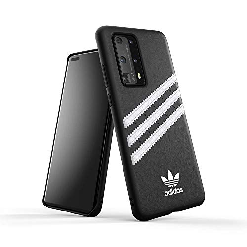 adidas Originals Diseñado para Huawei P40 Pro Funda Carcasa de Tres Rayas - Negro y Blanco