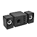 Produktbild ASHATA Stereo-Lautsprecher, Mini Portable PC Lautsprecher HiFi-Sound Musik Lautsprecher,Kombinationslautsprecher USB Heavy Bass Speakers für Laptop Desktop PC Computer (Schwarz)