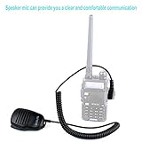 Retevis Walkie Talkie Speaker Mic 2 Pin Shoulder Microphone Compatible with Two Way Radio RT24 RT28 RT27 RT22 RT85 RT618 eSynic Baofeng UV-5R BF-888S Kenwood Shoulder Speaker Mic(1 Pcs) - Image 8