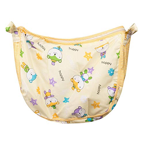 Image of Dazzle Born Baby khoya Cradle Cloth Baby zoli with Mosquito net ((Yellow)