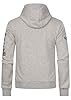 Geographical Norway Gymclass Men - Hoodie for Men Kangaroo Pocket Zip UK - Sweatshirt Logo Pullover Hoody Warm Long Sleeve - Jumpers men's Spring Summer Autumn Winter (Light Grey XXL) #5