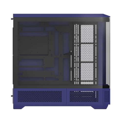 Image of Thermaltake View 600 TG; Full Tower; 420mm Radiator Support; 480mm GPU Clearance; Hidden Connector Support; Rotatable PCIe Slots; 220mm PSU Clearance; Future Dusk; CA-11H-00FNWN-00