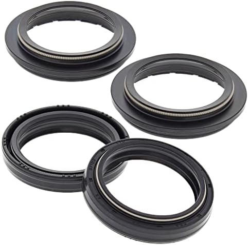 All Balls Racing 56-129 Fork & Dust Seal Kit Compatible with/Replacement for Honda, Kawasaki, Suzuki, Yamaha