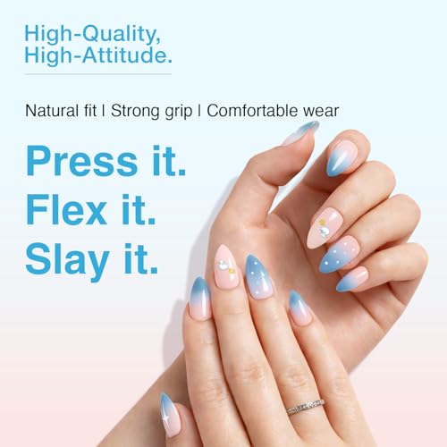 Image of Swiss Beauty Craze Duckin' Cute Press On Nails | Pack of 24 Nails | Reusable | Easy To Use