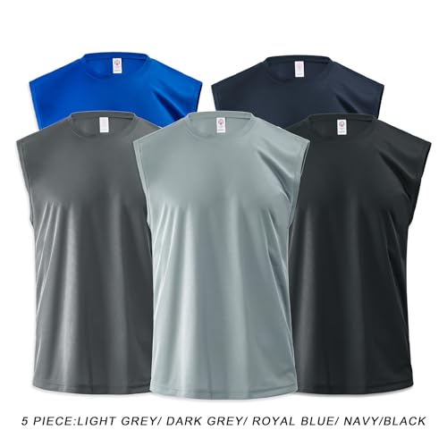 LeeHanTon Men's Tank Top Quick Drying Gym Outdoor Running Basketball Swimming Beach Leisure Sleeveless Muscle Shirt2