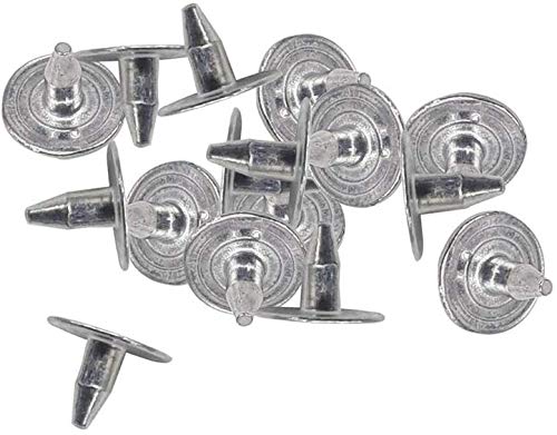 100 Clous Pyramidaux Laiton 12 Mm - Rivets Avec Broche Pour Décoration Cuir, Jeans, Style Punk Gothique - 8