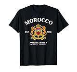Marokko Tshirt Herren Damen Marokkaner Morocco