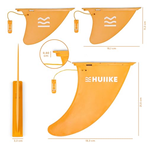 Pack de 3 ailerons pour paddle aérodynamique et accessoires de planche gonflable - 2