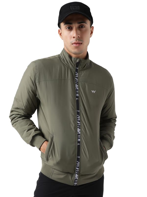 Image of Wildcraft Men's Standard Length Polyester Quilted Jacket