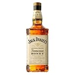 Jack Daniel's Tennessee Honey – Whiskey al Miele, Liquore Originale Americano, Gusto Morbido e Aromatico, Aroma con Note di Caramello e Vaniglia, 35% Vol., Bottiglia in Vetro da 100 cl