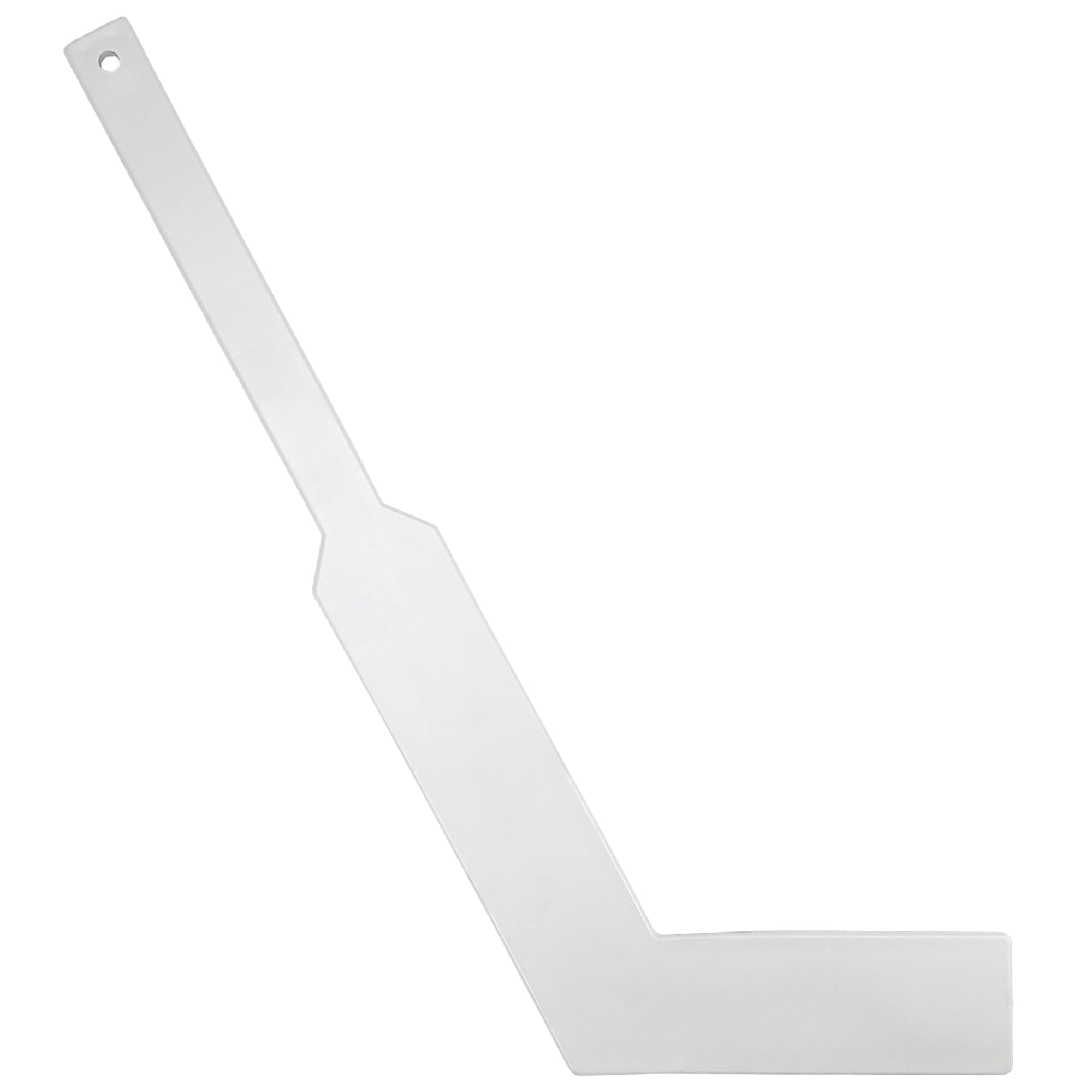 PRISP Mini Hockey Goalie Stick - 20 Inch Plastic Knee Hockey Stick for Goaltender; Sports Gift for Indoors, Basement, Garage