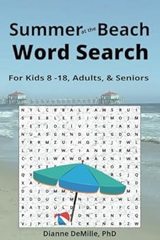 Paperback Summer at the Beach Word Search: For Kids 8-16, Adults, & Seniors Book