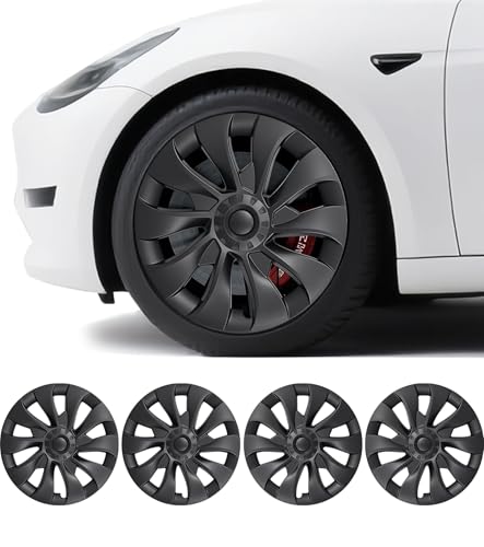 TMNIFLEG 18 Inch Wheel Cover hubcaps Compatible with Tesla Model 3 Wheel Cover,fit for 2017-2023 Tesla Model 3 hubcaps,Symmetry Design Rim Covers