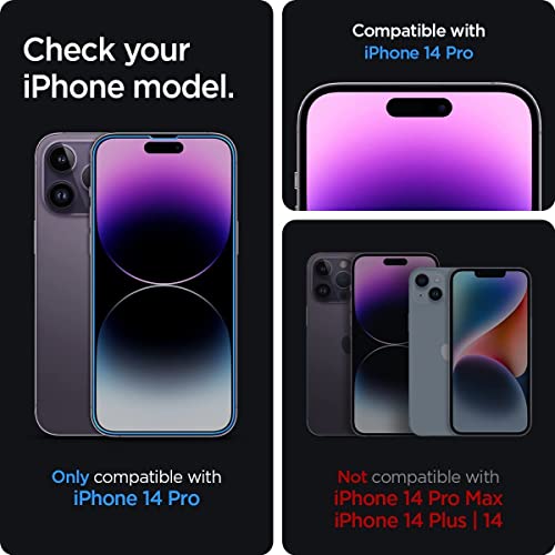 Image of Premium Privacy Tempered Glass Screen Protector for iPhone 14 Pro With Edge to Edge Coverage and Easy Installation Kit