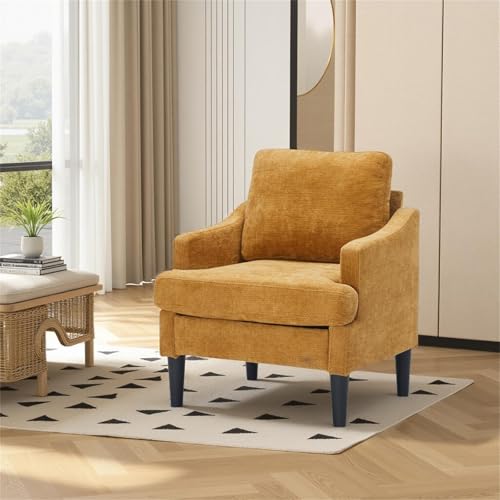 Elegantfurnn Accent Chair,Yellow Living Room Chairs,Reading Chair...