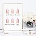 Produktbild LPHMMD Leinwanddruck Wandmalerei Dekoration Nagelformen Beauty Decor Mode Poster Drucke Make-up Nail s Nail Type Guide Kunst Leinwand Malerei Bilder-60x80cm