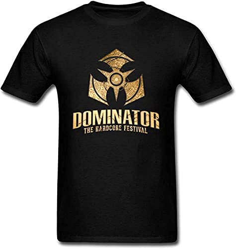 Dominator The Hardcore Festival T-Shirt Graphic Printed Men Top Tee Black Black M Cover