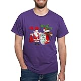 CafePress Uh Oh Hump Day Christmas Dark T Shirt Men's Traditional Fit Dark Casual Tshirt Purple